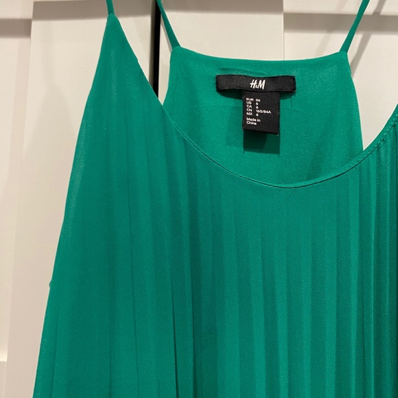 Emerald Green Slip Dress - Picture 2 of 4